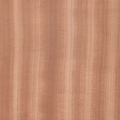 Chapa de madera de sapelly de color pardo rosado con vetas más claras