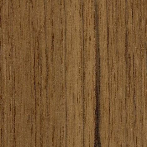 Chapa de madera de teka asiática de color marrón amarillento con vetas más oscuras