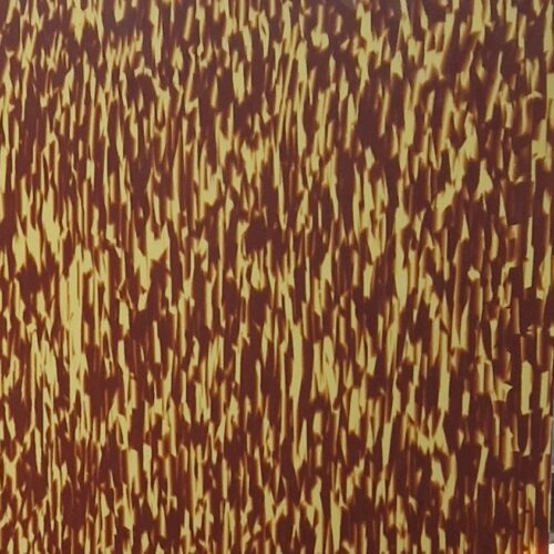 Acetato de celulosa tricapa carey tipo celuloide de 1.7 mm.