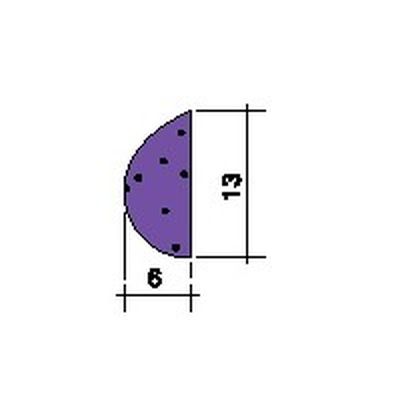 diagrama de la pieza borde de ataque 1 x 6 x 13