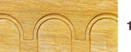 detalle moldura modelo 13 y diagrama de la misma