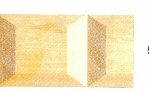 detalle moldura modelo 58 y diagrama de la misma