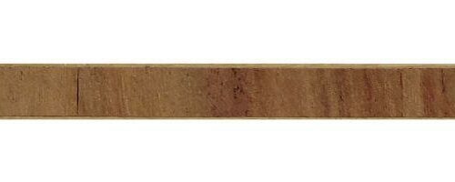 Greca de madera de palo rosa con filete longitudinal claro