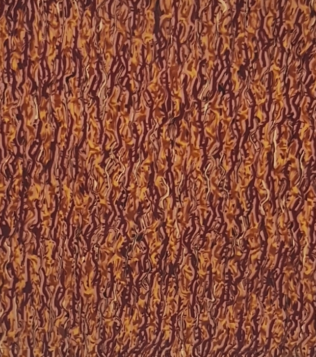 Acetato de celulosa Ocre Ondulado de 4 mm.
